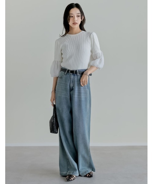 セール】[オケージョン セレモニー][涼感]異素材切り替えバルーン