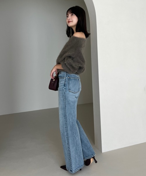 anuans（アニュアンス）の「ラクーンフォックスオフショルニットプル