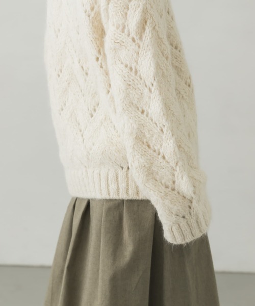 かぐれ（カグレ）の「スリアルパカウールプルオーバー（ニット
