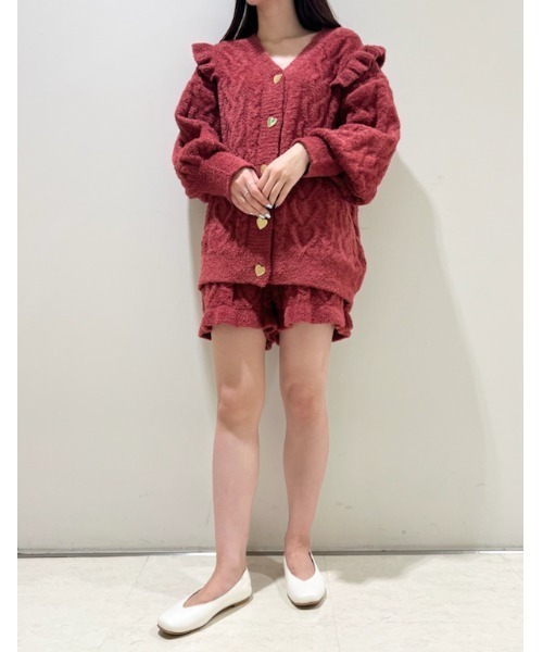 gelato pique（ジェラートピケ）の「【sweet】ハートアランフリル