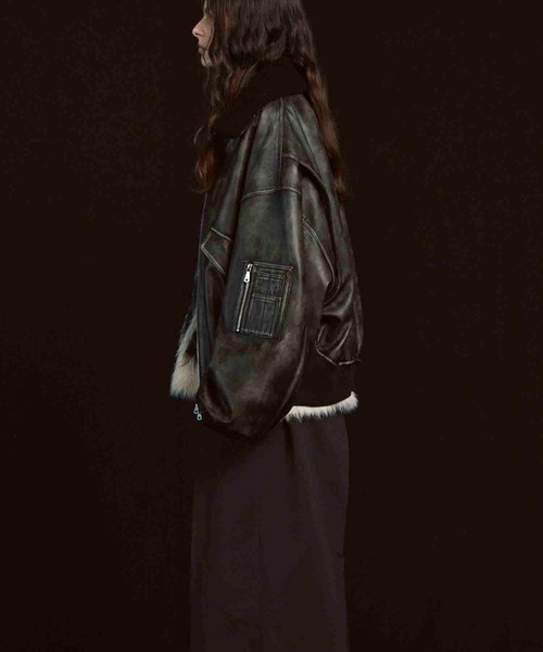 UNISEX》Sheep Leather Mouton G-1 Flight Jacket/シープレザー