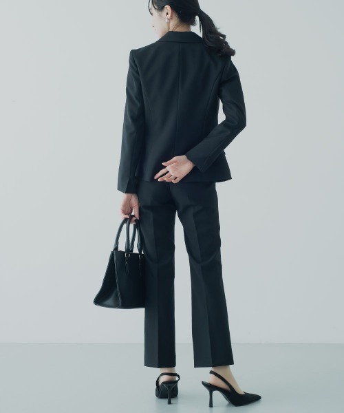 小さいサイズ 【レディーススーツ】3点セットスーツ（ジャケット＋