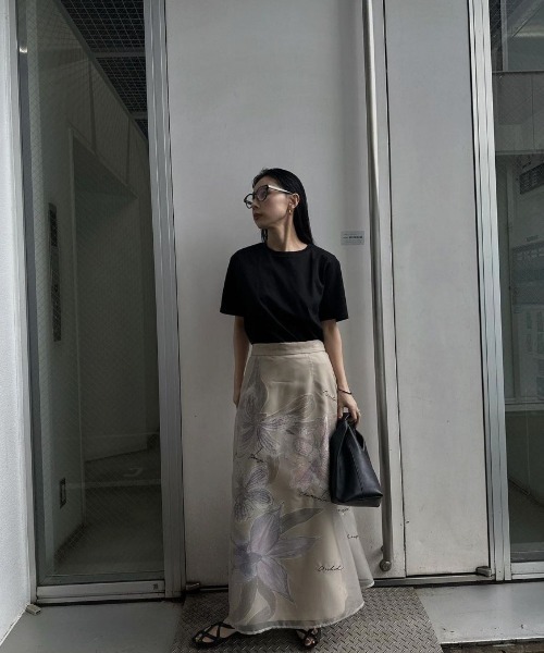 Ameri（アメリ）の「KEITAMARUYAMA × AMERI SHEER LAYERED SKIRT