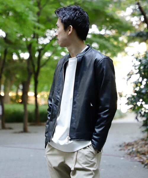 BEAMS HEART（ビームスハート）の「リアルレザー シングルライダース