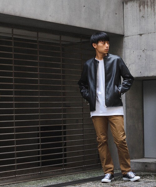 BEAMS HEART（ビームスハート）の「リアルレザー シングルライダース