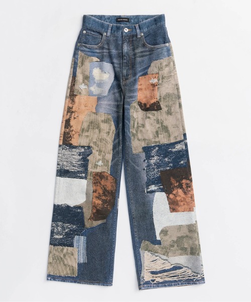 MAISON SPECIAL（メゾンスペシャル）の「Patchwork Printed Denim