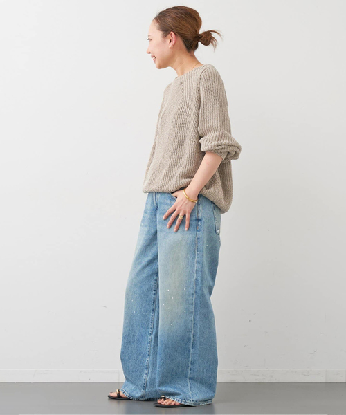 Lily Linen アゼプルオーバー（ニット/セーター）｜Deuxieme Classe