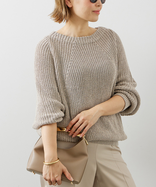 Lily Linen アゼプルオーバー（ニット/セーター）｜Deuxieme Classe