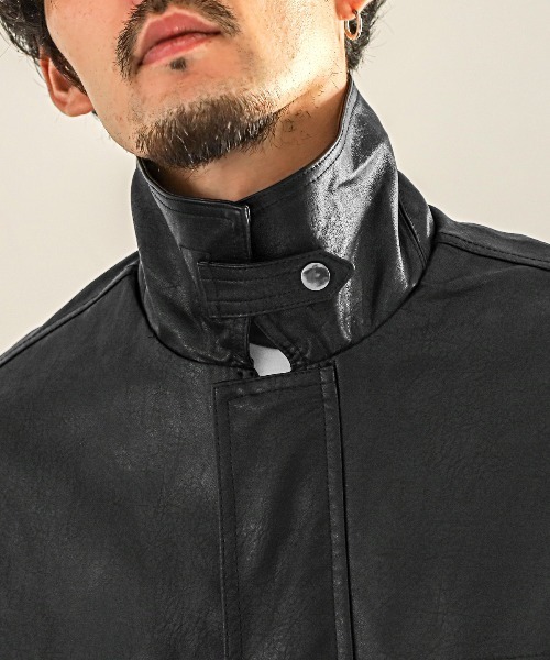 セール】A2タイプPUレザーブルゾン（ブルゾン）｜LUXSTYLE（ラグ