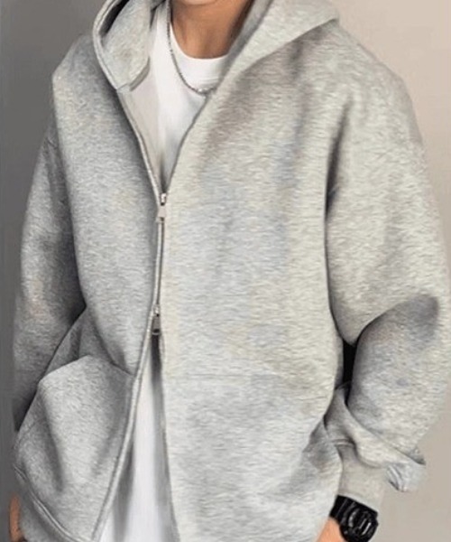 セール】＜ユニセックス商品＞ダブルジップフーディー/パーカー