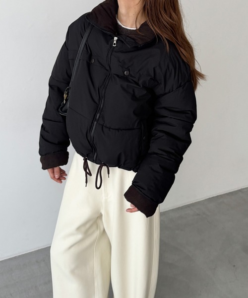 CANAL JEAN（キャナルジーン）の「Lakey Park 配色パファーショート