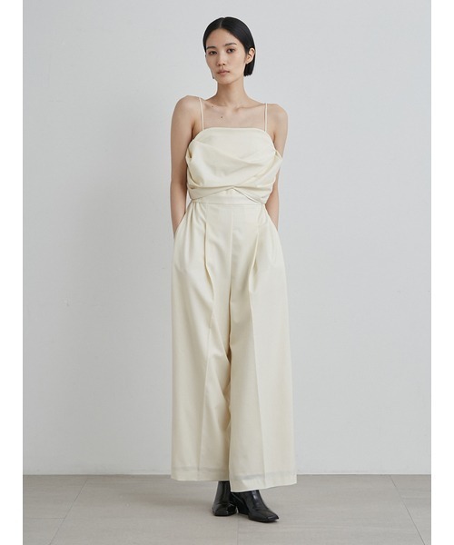 MIESROHE ミースロエ タックデザインマルチwayオールインワン グレー