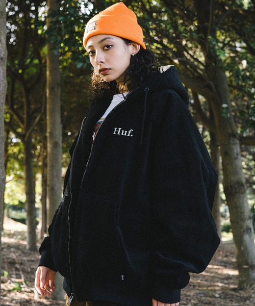 HUF（ハフ）の「COLTON CORD HOODED ZIP JACKET / HUF コーデュロイ