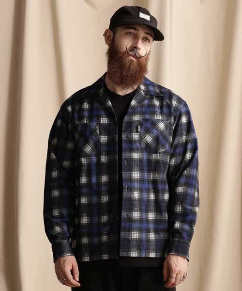 schott（ショット）の「Schott/ショット/LS OMBRE FLANNEL SHIRT