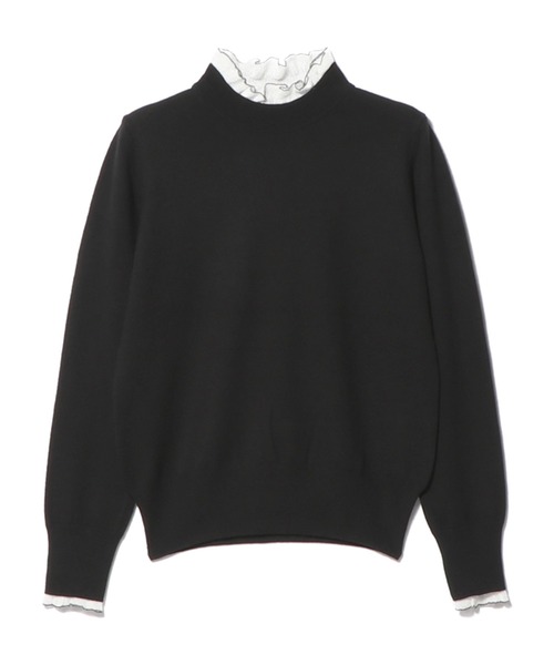 ESTNATION（エストネーション）の「ESTNATION / フリルネックニット