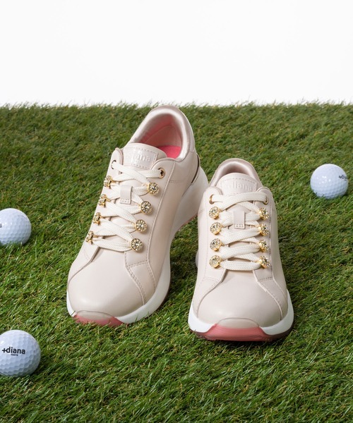 dianaGOLF】レースアップゴルフシューズ（スニーカー）｜+diana