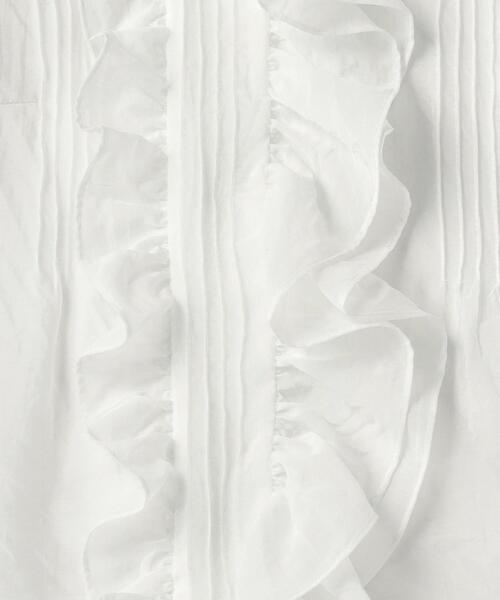 dahl'ia（ダリア）の「＜dahl'ia＞シアー フリル ブラウス（シャツ