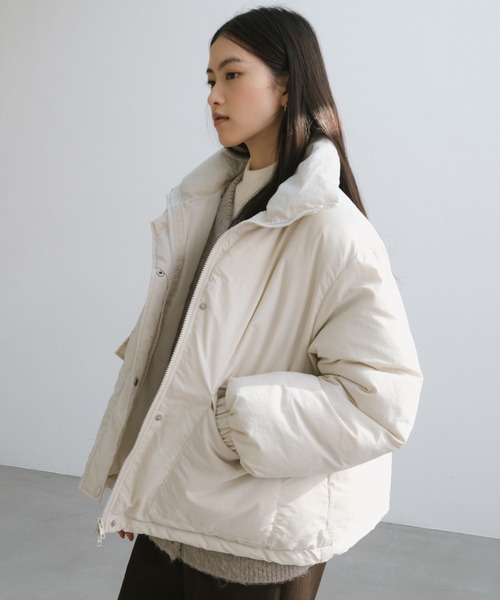 ダブルポケット中綿ダウンジャケット（ダウンジャケット/コート