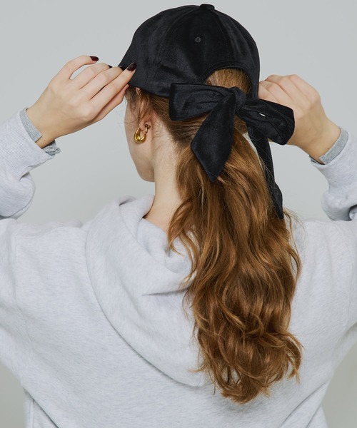 セール】ベロアリボンキャップ（キャップ）｜coca（coca）（コカ）の