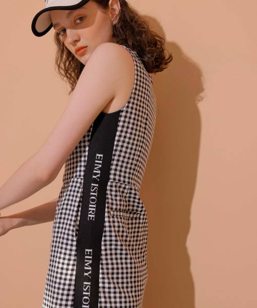 セール】ギンガムチェックジップワンピース（ワンピース）｜EIMY GOLF