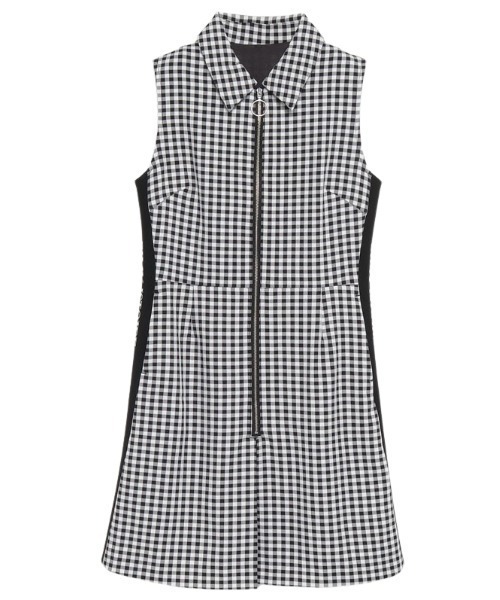 セール】ギンガムチェックジップワンピース（ワンピース）｜EIMY GOLF