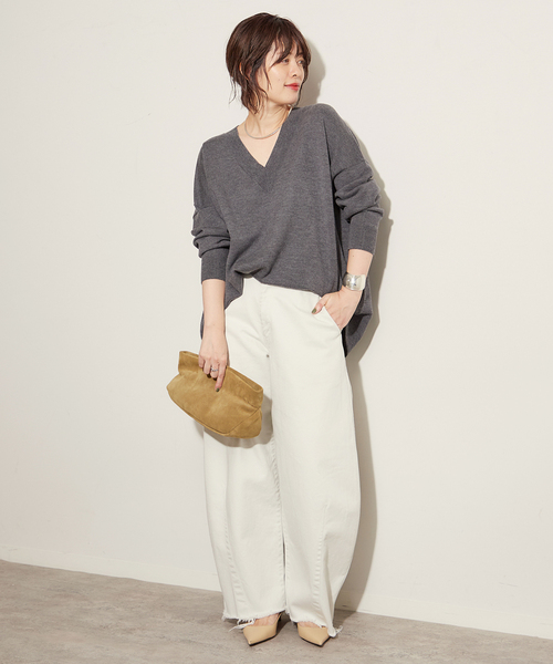 plage（プラージュ）の「CASH TOUCH flare プルオーバー（ニット