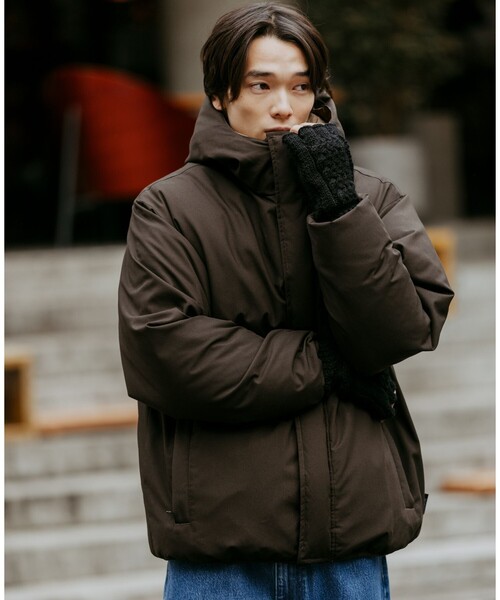 セール】【別注】＜TAION＞リバーシブル ダウン フーディ ジャケット