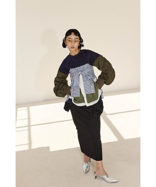 セール】MA-1 DOCKING BUSTIER SH（シャツ/ブラウス）｜OMMO（オーエム