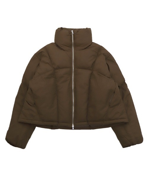 ダブルジップファイバーショートダウン（ダウンジャケット/コート