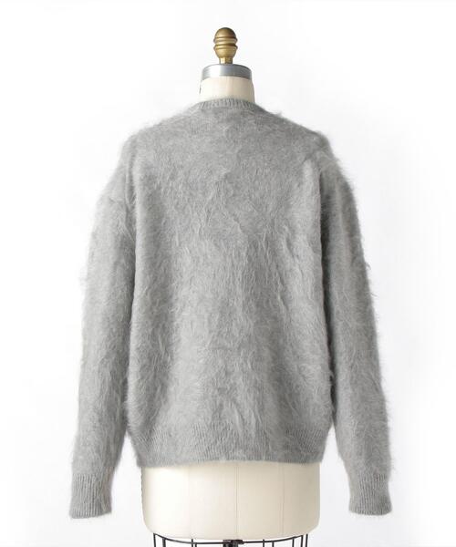 Drawer（ドゥロワー）の「Drawer 7Gカシミヤファークルーネックニット