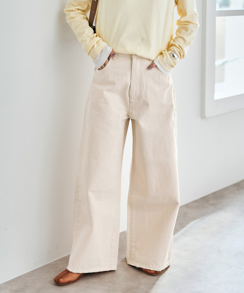 Spick & Span（スピックアンドスパン）｜デニムパンツ（ホワイト系