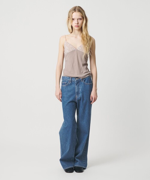 ATTISESSION＞ストレート デニムパンツ/446（デニムパンツ