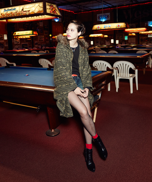 HYSTERIC GLAMOUR（ヒステリックグラマー）の「フーデッドポンチョ