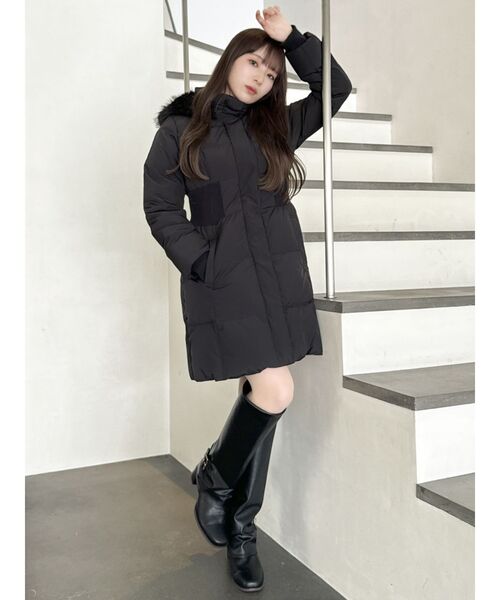 dazzlin（ダズリン）の「ウエストマークレディ中綿コート（ダウン