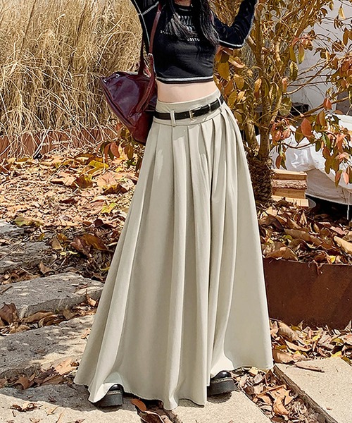 セール】プリーツロングスカート（スカート）｜Sibra（シブラ）の