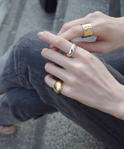 シルバーリング(幅6.5mm)（リング）｜e.m.（イーエム）のファッション