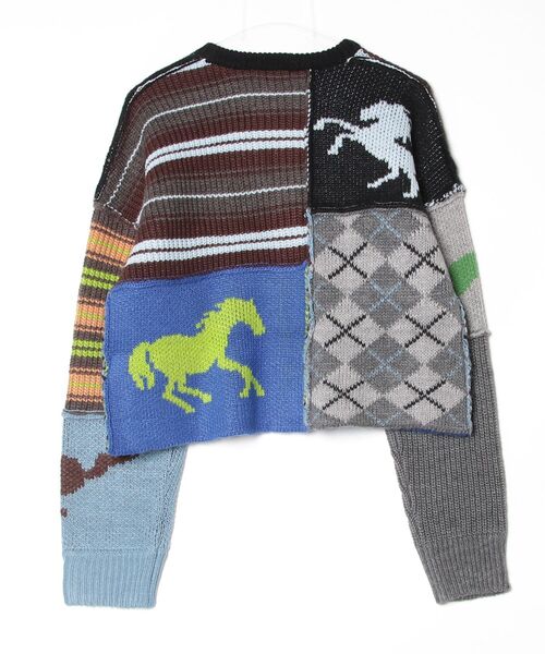Horse Knit Cardigan/ホースニットカーデ（カーディガン/ボレロ