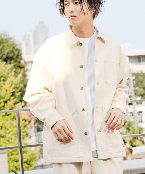 Dickies ディッキーズ ステッチカバーオール デニムジャケット（デニム