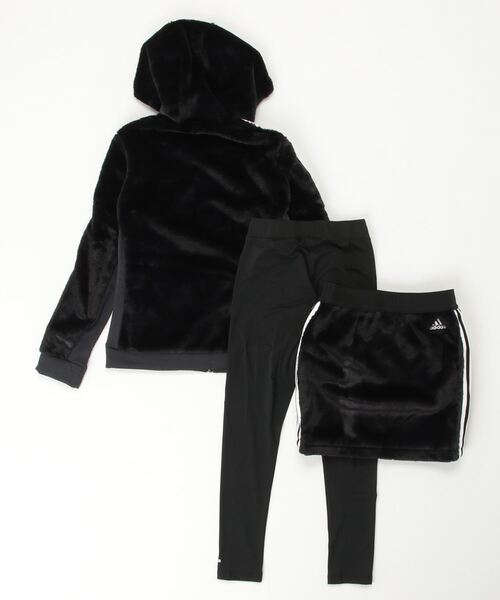 adidas（アディダス）の「スリーストライプス ボアフリース3点