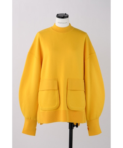 nagonstans（ナゴンスタンス）の「BIGポケット プルオーバー（ニット
