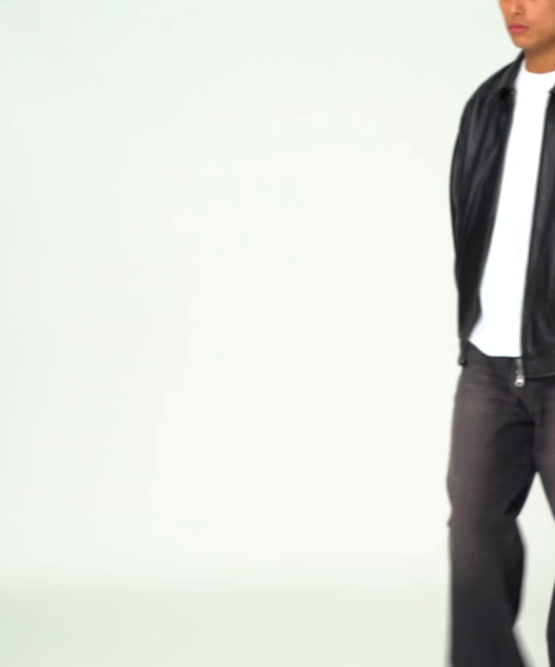 ワイドフィット 4ポケット レザー ブルゾン（ブルゾン）｜BEAMS