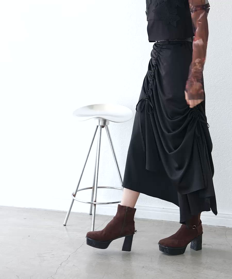 サテンドロストイレヘムスカート(HARE)（スカート）｜HARE（ハレ）の