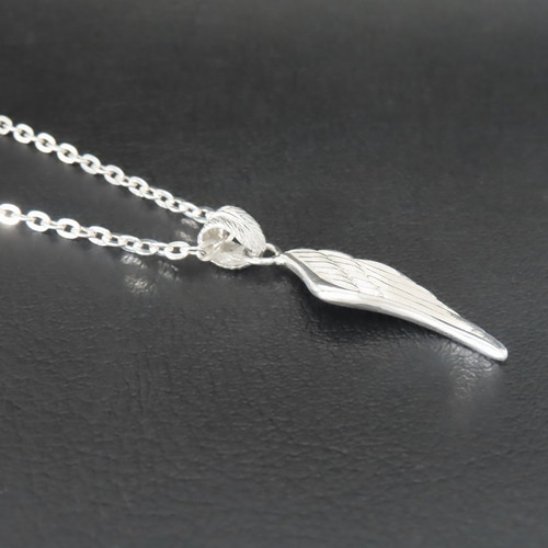 ウィングネックレス シルバー925 【刻印無料】 ウィング 翼 つばさ 羽