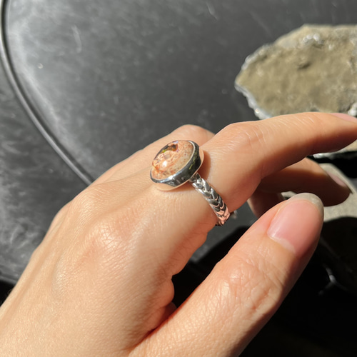 カンテラオパールのシルバーリング 指輪・リング Shining Baby jewelry