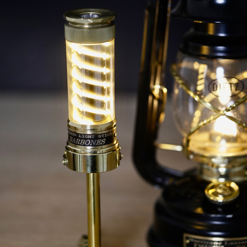 ベアボーンズ エジソンライトスティック カスタムプレート スタンド