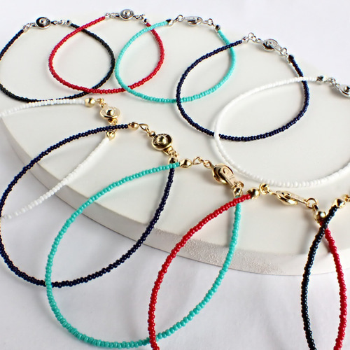 シンプル ビーズブレスレット ブレスレット ジャクヤク 通販 17958955