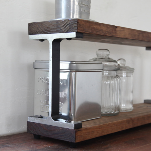 スパイス ラック 45cm アイアンラック キッチン収納 キャニスター