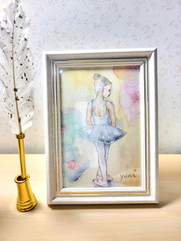 送料無料】 ｢バレリーナ｣ ◇額入り原画◇ 絵画 yuni 通販 19193873