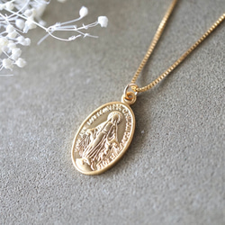 メダイコインの14kgfネックレス 金属アレルギー対応 ゴールド シルバー