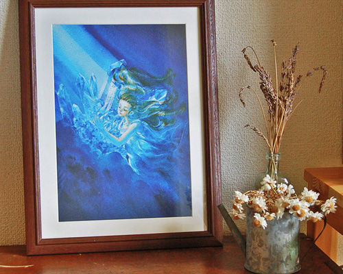 アートポスター「水中の音楽」A4サイズ 絵画 Yuko Niwa 通販 5206513